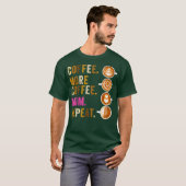 T-shirt Café Plus Café Maman Répéter Drôle Mère Mama (Devant entier)