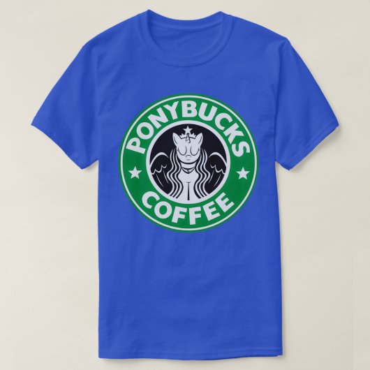 T-SHIRT CAFÉ PONYBUCKS (Design devant)