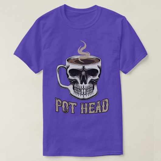 T-shirt Café Pot Head (Design devant)