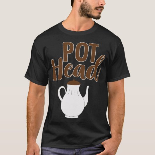 T-shirt café pothead et latte de chat (Devant)