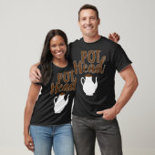 T-shirt café pothead et latte de chat (Unisexe)