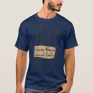 T-shirt Café pour femmes Vegan Latte Cute et Drôle cadeau
