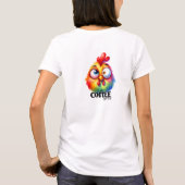 T-shirt Café premier poulet mignon (Dos)