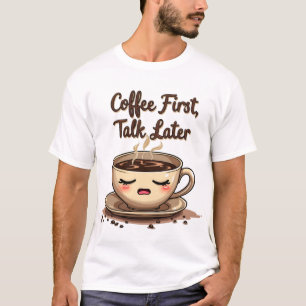 T-shirt Café, première conférence plus tard