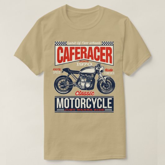 T-shirt Cafe Racer (Design devant)