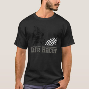 T-shirt Cafe Racer Biker Hommes Femmes Ados adultes garçon