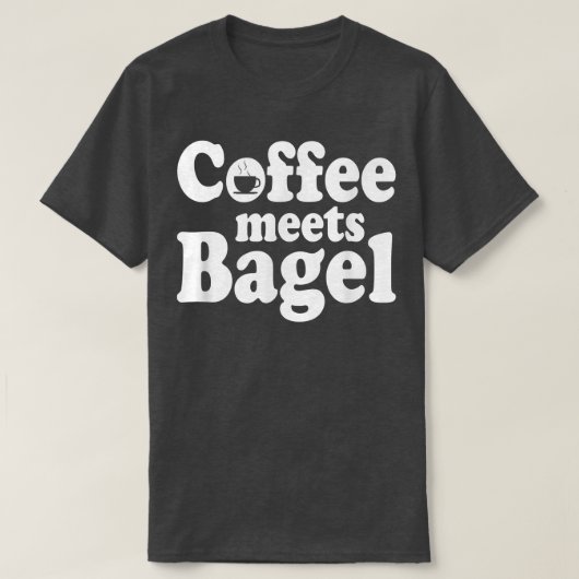 T-shirt Café rencontre Bagel (Design devant)