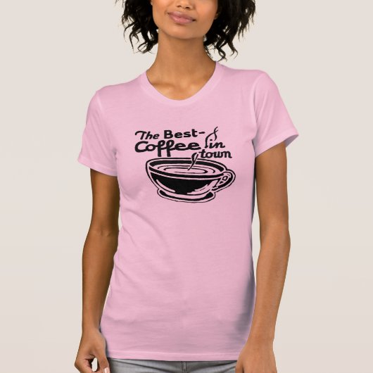 T-shirt Café rétro (Devant)