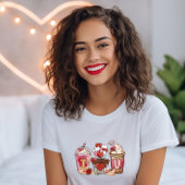 T-shirt Café Romantique Valentine, Je T'Aime