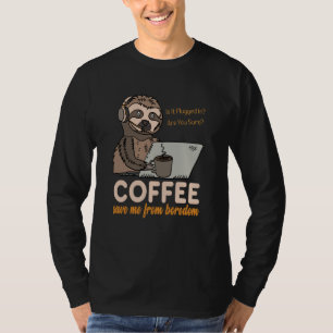 T-shirt Café Sauve Moi De La Paresse Tech Support IT