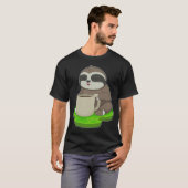T-shirt Café Sloth Cup (Devant entier)