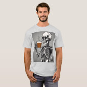 T-shirt Café squelette (Devant entier)