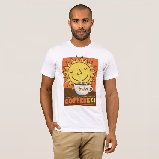 T-shirt Café Sunshine Blend (Devant entier)
