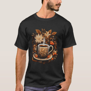 T-shirt Café Tee - shirts graphiques de Noël pour hommes f