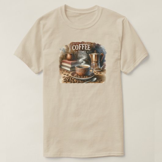 T-Shirt Café Time (Design devant)