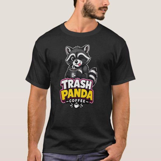 T-Shirt Café Trash Panda (Devant)