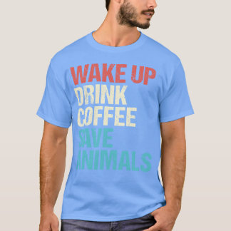 T-shirt Café Vétérinaire Animaux famille vétérinaire
