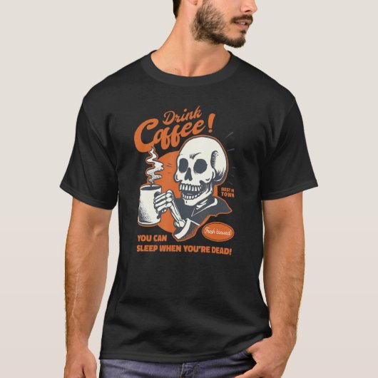T-shirt Café vintage 1 (Devant)