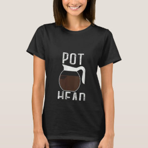 T-shirt Café Vintage Pot Head pour femmes