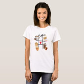T-shirt Café XO et friandises (Devant entier)