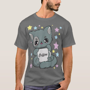 T-shirt Café Yami Kawaii Chibi Anime Chat Moka Fairy Kei