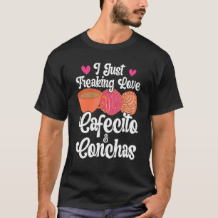 T-shirt Cafecito Cafe Conchas Funny Mignonne Pun Espagnol 