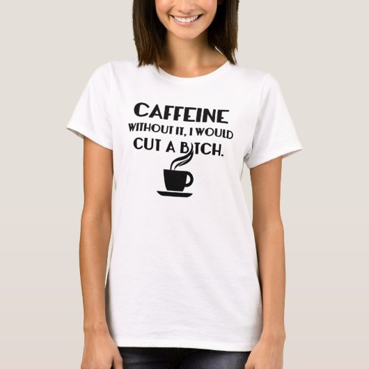 T-shirt caféine (Devant)