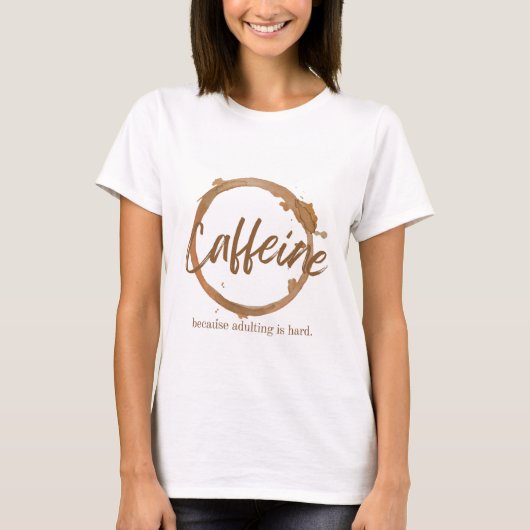 T-shirt Caféine (Devant)