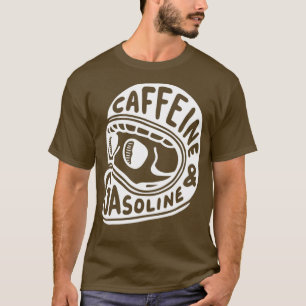 T-shirt Caféine et essence