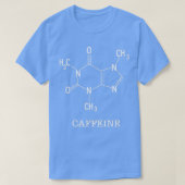 T-shirt Caféine Structure moléculaire Chimiste t (Design devant)