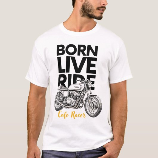 T-shirt Caferacer Cafe Racer 18 (Devant)