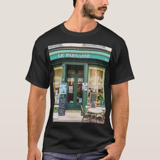 T-shirt Cafés français : Versailles scène cosy. (Devant)