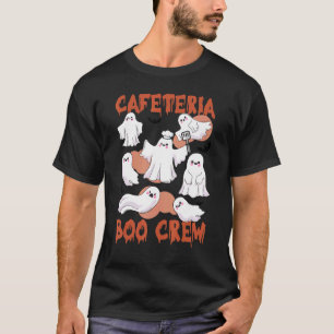 T-shirt Cafétéria Boo Crew Enseignant Lunch Lady Team Éffr