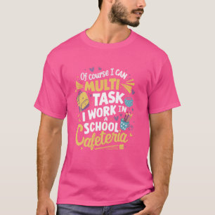 T-shirt Cafétéria Boss Lady Cuisinière Lady Lady Déjeuner 