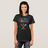 T-shirt Cafétéria Crew School Lunch Lady Squad Worker Sch (Devant entier)