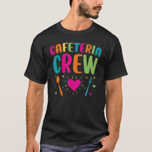 T-shirt Cafétéria Déjeuner dame Retour à l'école