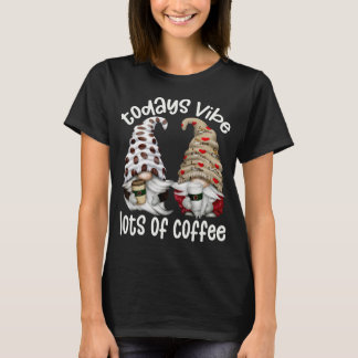 T-shirt Cafétéria Drôle Beaucoup De Gnomes De Café