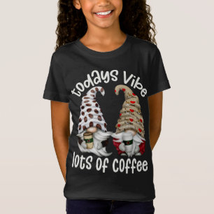 T-Shirt Cafétéria Drôle Beaucoup De Gnomes De Café