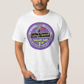 T-shirt Cafétéria - Le bar à salades ne sert pas d'alcool