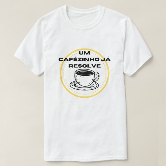T-shirt cafezinho camiseta (Design devant)
