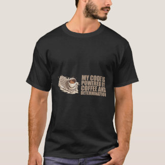 T-shirt Caffeine Coder Concepteur de logiciels Ingénieur C