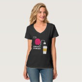 T-shirt Caffeine Connect Charger Coffee Brain Empty Batter (Devant entier)