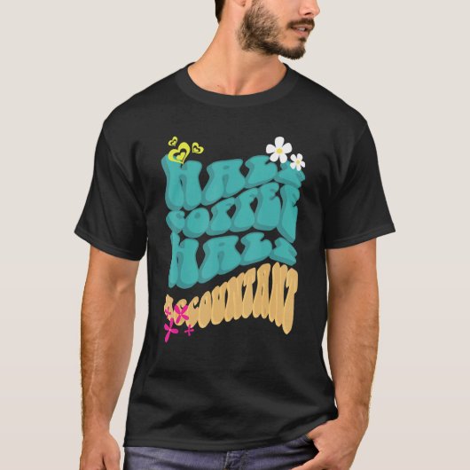 T-shirt Caffeine demi-café demi-comptable Comptable (Devant)