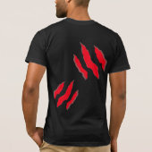 T-shirt cage à côtes de griffe (Dos)
