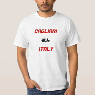 T-shirt Cagliari, Italie Scooter