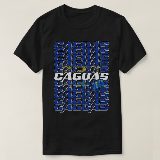T-shirt Caguas Cascade texte 2 (Design devant)