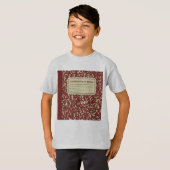 T-shirt Cahier de composition/élève-enseignant (Devant entier)