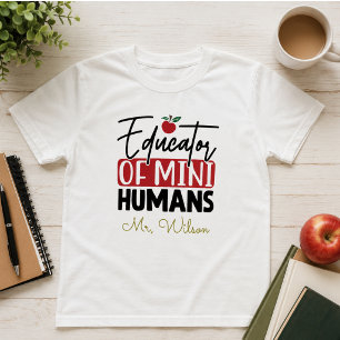 T-shirt Cahier d'éducateur de mini-humains – Professeur dr