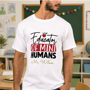 T-shirt Cahier d'éducateur de mini-humains – Professeur dr