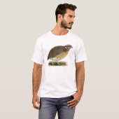 T-shirt Cailles de pharaon de Coturnix (Devant entier)